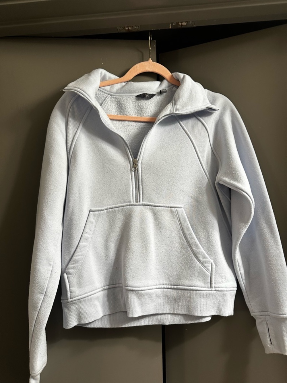 Danskin Light Blue Fleece Pullover
